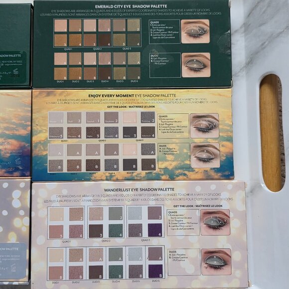 Cargo Eye Shadow Palette Lot-WANDERLUST-EMERALD CITY-ENJOY EVERY MOMENT - Picture 5 of 7